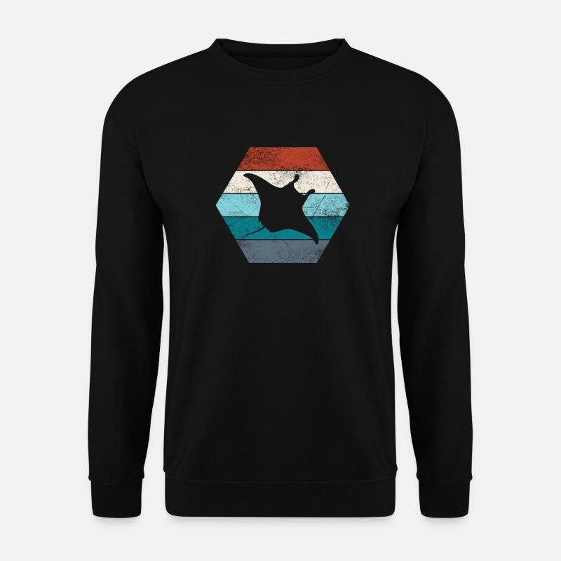 Stachelrochen - Unisex Pullover - Schwarz