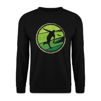 Lecteur de disc golf Friesbeesport Frisbee Disc Golf - Sweat-shirt Unisexe - noir - Devant - Alina (178cm) & Michal (187cm)