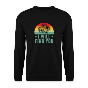 Mushroom Picker Mushroom Finder Gift Idea - Unisex Sweatshirt - black - Front - Alina (178cm) & Michal (187cm)