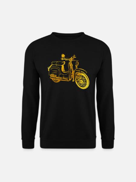 Simson Schwalbe GDR Moped - Unisex Sweatshirt - black