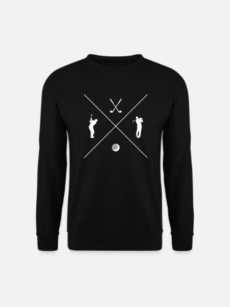 Golfspieler Golfschläger Golfer Golfen Golf - Unisex Pullover - Schwarz