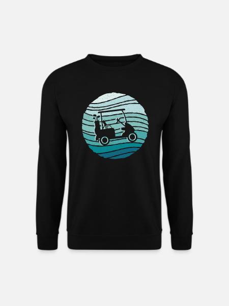 Golfspieler Golfer Golfen Vintage Golf - Unisex Pullover - Schwarz