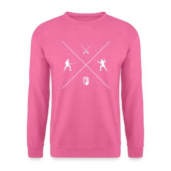 Fechten Symbole Fechtsport Fechter - Unisex Pullover - Pink - Vorne