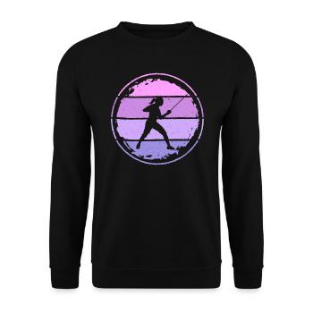 Fencing Fencing Épée Girls Fencing - Unisex Sweatshirt - black - Front - Alina (178cm) & Michal (187cm)