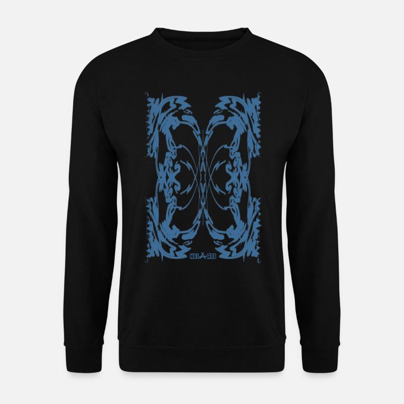 Abstract No. 74 - Unisex Pullover - Schwarz
