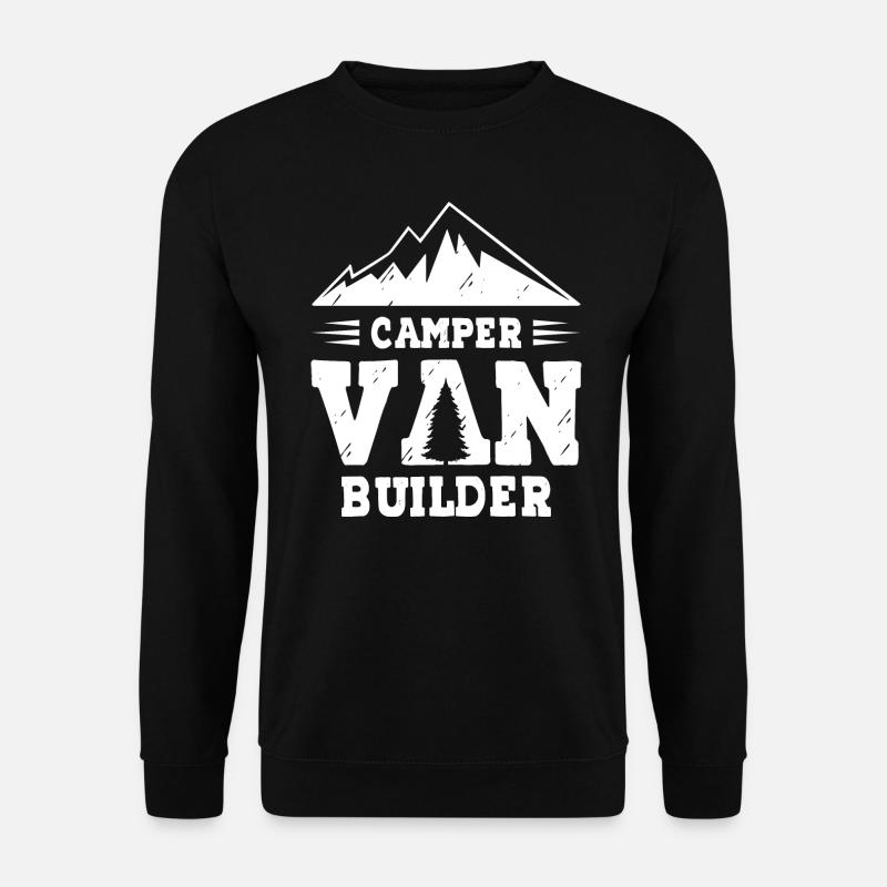 Camper Van Builder - Unisex Pullover - Schwarz
