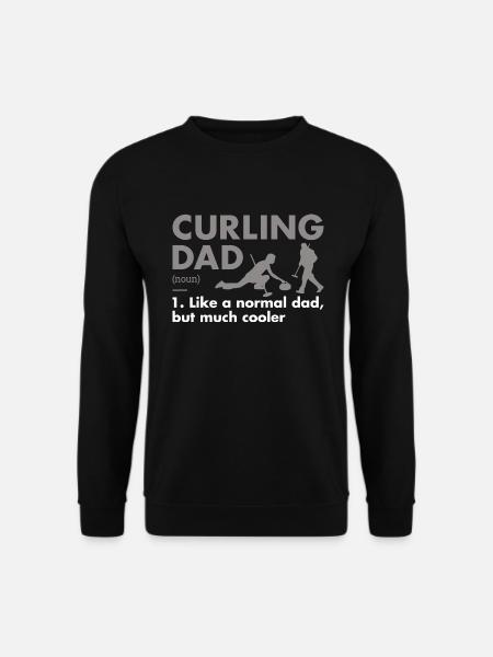 Sport Dad Definition Curling - Unisex Sweatshirt - black
