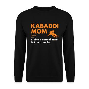 Sport Mom Definition Kabaddi - Unisex Sweatshirt - black - Front - Alina (178cm) & Michal (187cm)