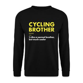 Sport Frère Cyclisme - Sweat-shirt Unisexe - noir - Devant - Alina (178cm) & Michal (187cm)