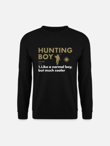 Hunter Boy Definition Hunting - Unisex Sweatshirt - black