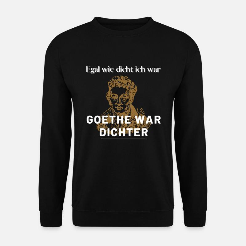 Goethe - Unisex Pullover - Schwarz