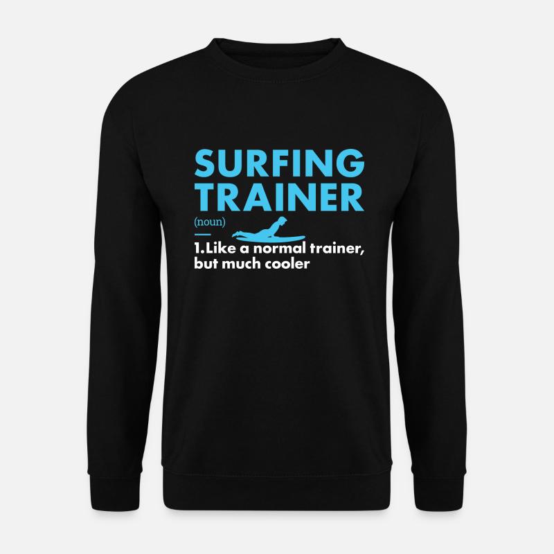 Sport Trainer Surf - Sweat-shirt Unisexe - noir