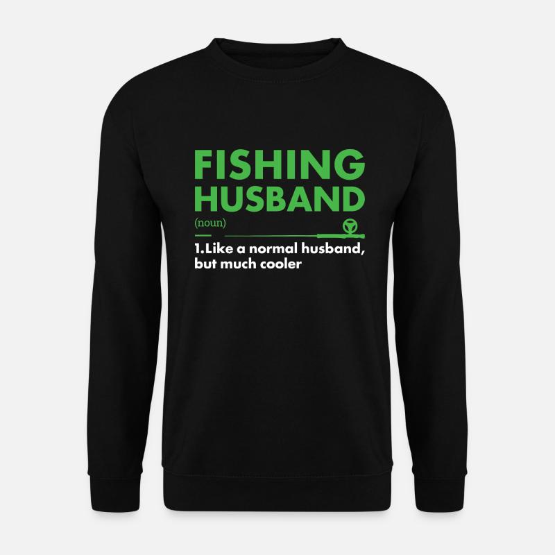 Fisher Mari Définition Pêche - Sweat-shirt Unisexe - noir