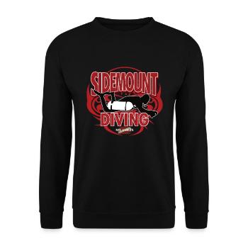 Sidemount Diving Cave Diving No Limit - Unisex Sweatshirt - black - Front - Alina (178cm) & Michal (187cm)