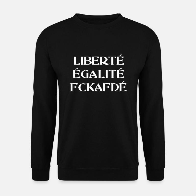 FCKAFDE - Unisex Pullover - Schwarz