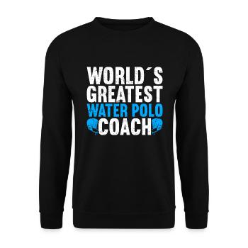 Wasserball Wasserball - Unisex Pullover - Schwarz - Vorne - Alina (178cm) & Michal (187cm)