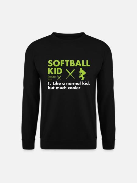 Sport Kid Definition Softball - Unisex Sweatshirt - black
