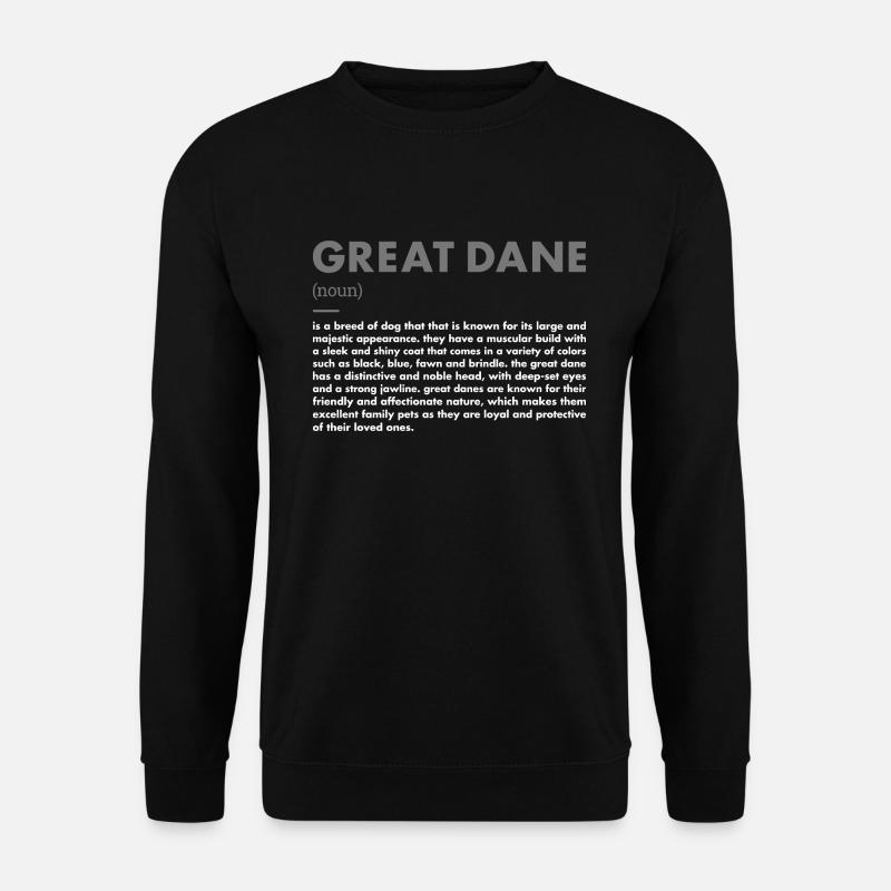 Great Dane Definition - Unisex Sweatshirt - black