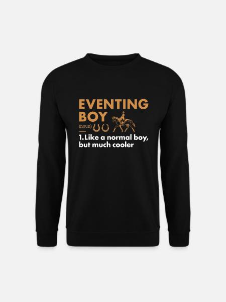 Rider Boy Definition Eventing - Unisex Sweatshirt - black