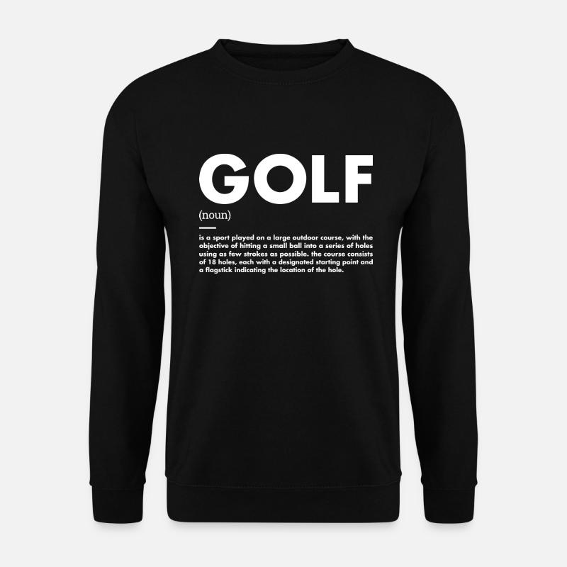 Sport Definition Golf - Unisex Sweatshirt - black