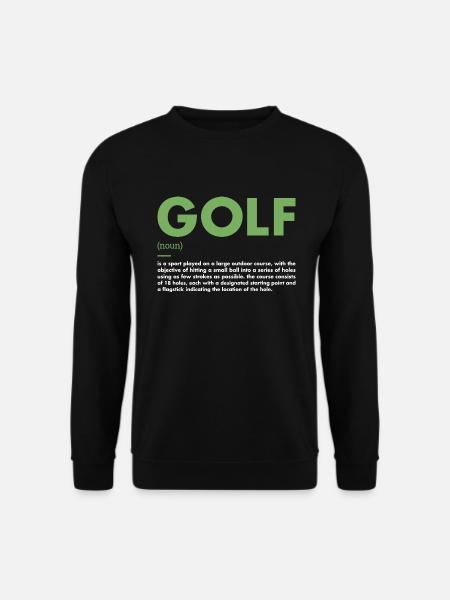Sport Definition Golf - Unisex Sweatshirt - black
