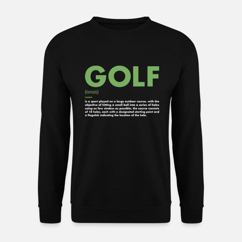 Sport Définition Golf - Sweat-shirt Unisexe - noir