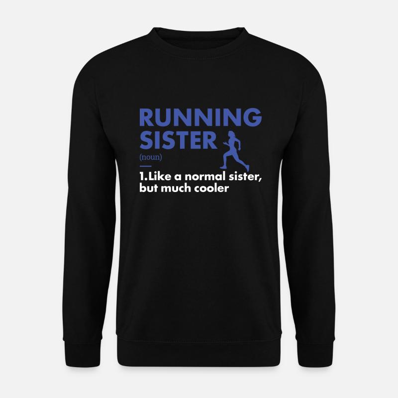 Sport Sister Running - Unisex Pullover - Schwarz