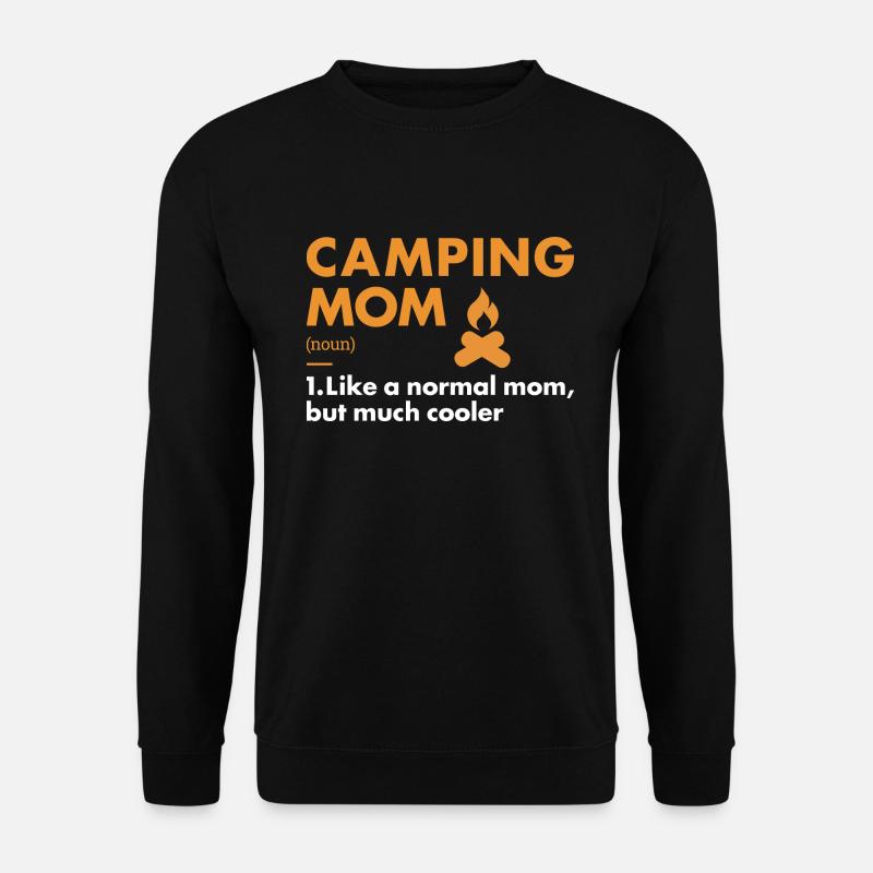 Camper Mom Definition Camping - Unisex Sweatshirt - black