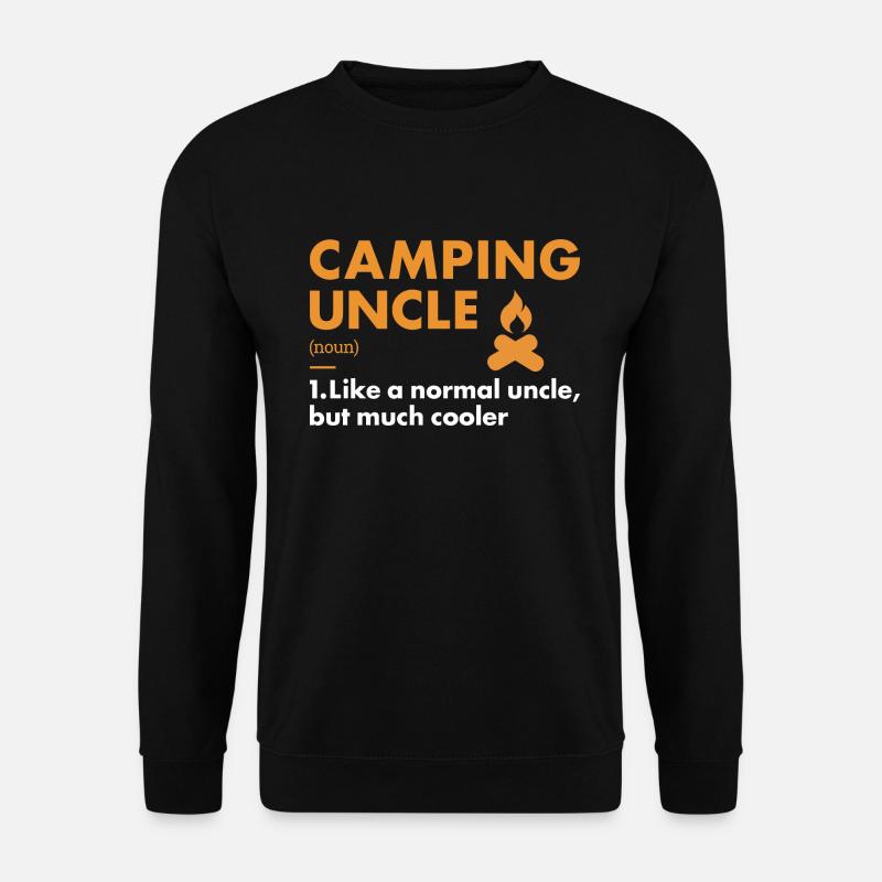 Camper Uncle Definition Camping - Unisex Sweatshirt - black