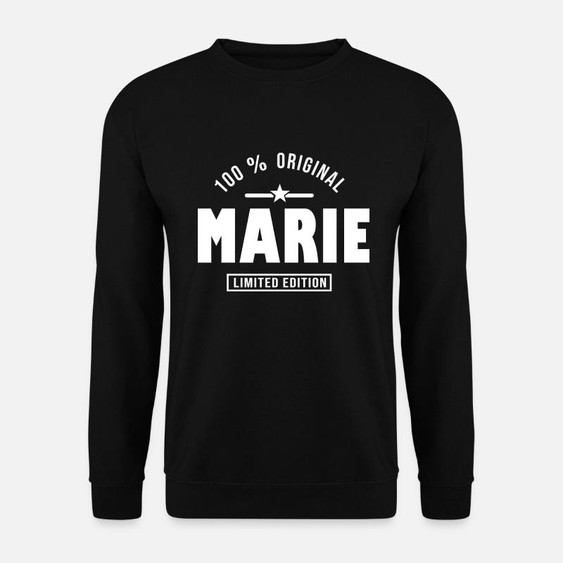 Marie, marie - Unisex Pullover - Schwarz