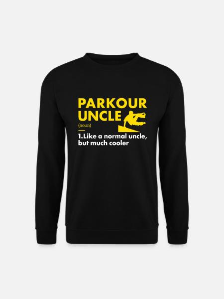 Traceur Uncle Definition Parkour - Unisex Sweatshirt - black