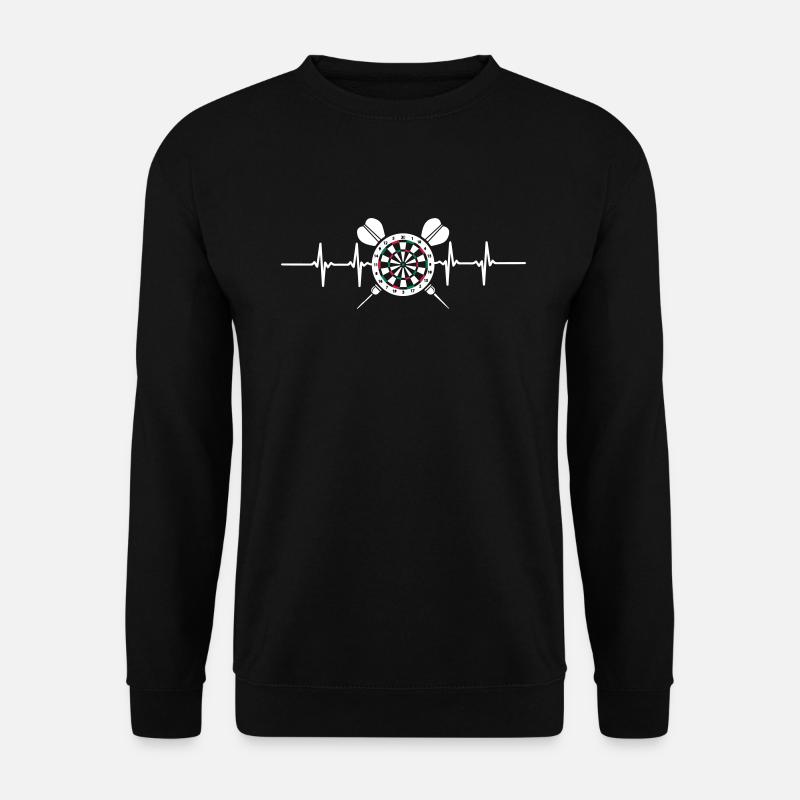Heart Beat Darts - Unisex Pullover - Schwarz