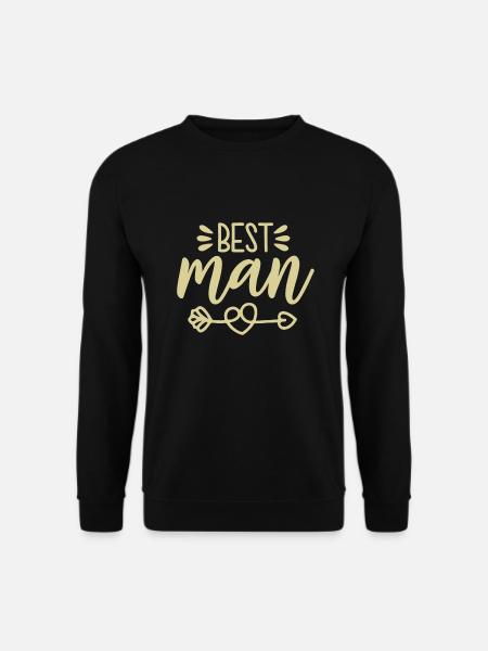 Trauzeuge Junggesellenabschied Trauzeuge Traugeschenke - Unisex Pullover - Schwarz