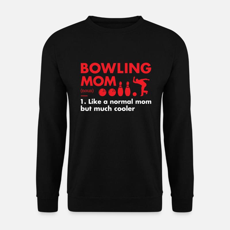 Sport Mom Definition Bowling - Unisex Sweatshirt - black