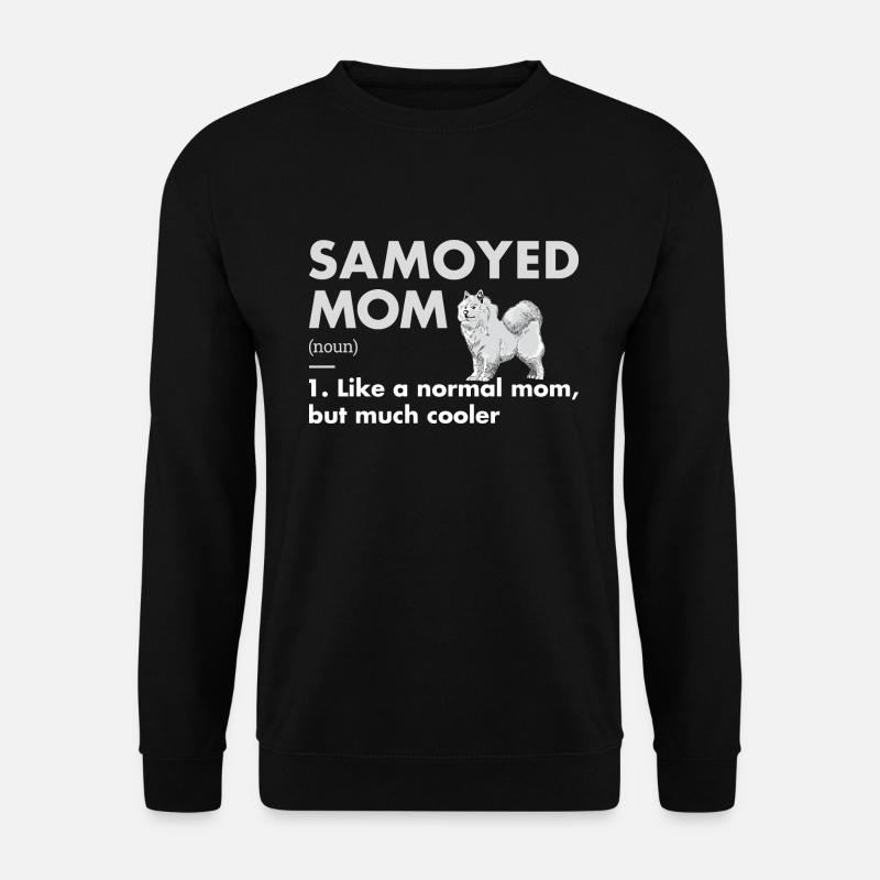 Samoyed Mom Definition - Unisex Pullover - Schwarz