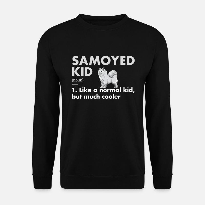 Définition de l'enfant Samoyède - Sweat-shirt Unisexe - noir