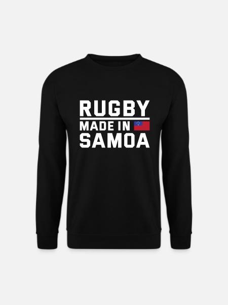 Rugby Made From Samoa Rugby - Unisex Sweatshirt - black