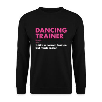Danseur Formateur Définition Danse - Sweat-shirt Unisexe - noir - Devant - Alina (178cm) & Michal (187cm)