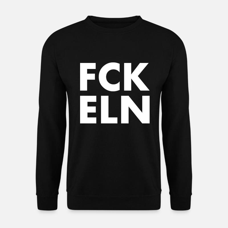 Fck eln - Sweat-shirt Unisexe - noir