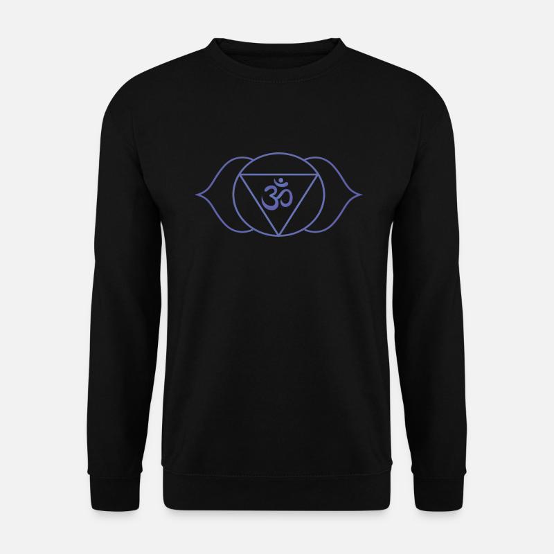 Om Blue - Unisex Sweatshirt - black