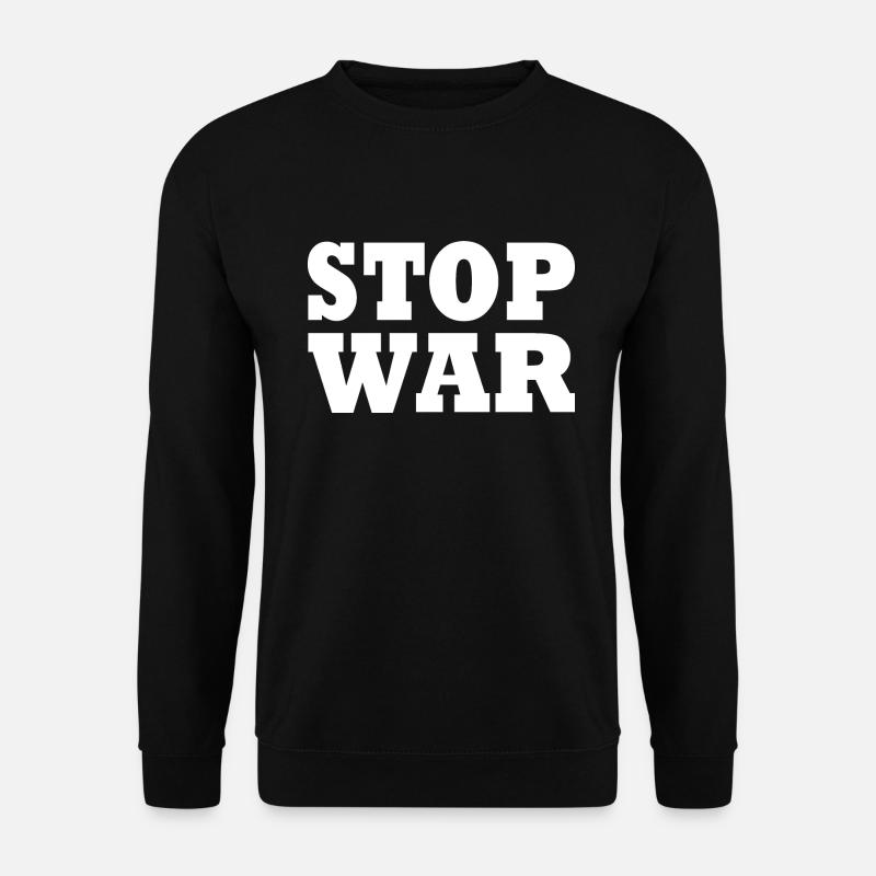 Stop war - Unisex Sweatshirt - black