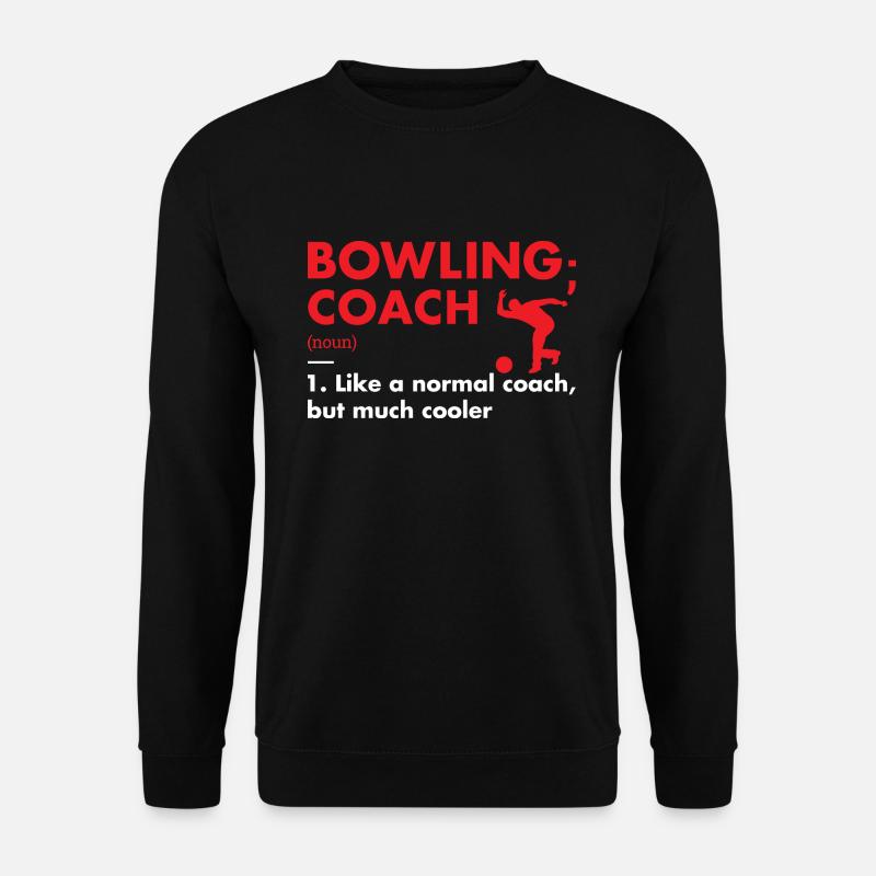 Sport Coach Definition Bowling - Unisex Sweatshirt - black