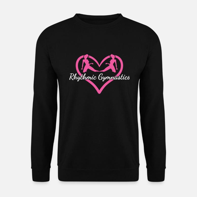 Gymnast Heart Rhythmic Gymnastics - Unisex Sweatshirt - black