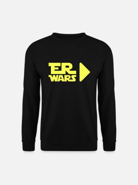 ER WARS - SCHWANGERSCHAFT - NACHWUCHS - BABY - Unisex Pullover - Schwarz