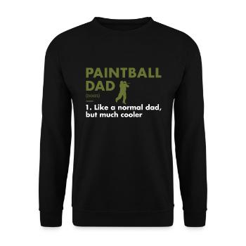 Sport Dad Définition Paintball - Sweat-shirt Unisexe - noir - Devant - Alina (178cm) & Michal (187cm)