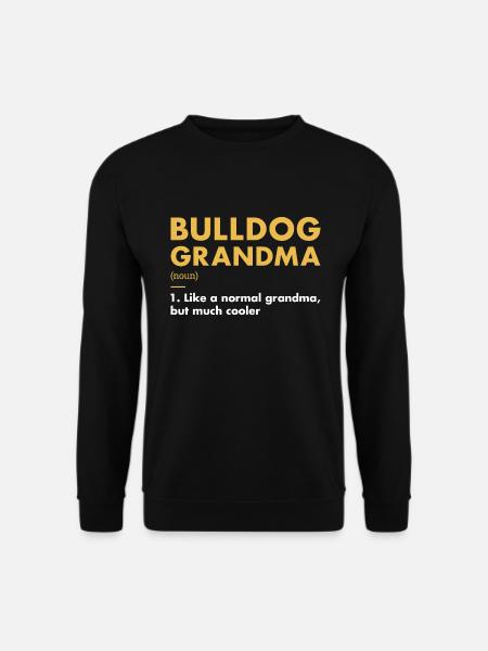 Bulldog Grandma Definition - Unisex Sweatshirt - black