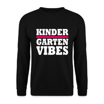 kindergarten vibes - Sweat-shirt Unisexe - noir - Devant - Alina (178cm) & Michal (187cm)