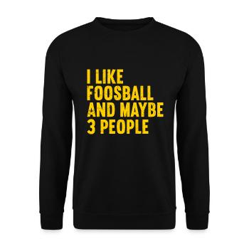 Baby-foot Baby-foot - Sweat-shirt Unisexe - noir - Devant - Alina (178cm) & Michal (187cm)