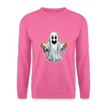 Gespenst Halloween - Unisex Pullover - Pink - Vorne