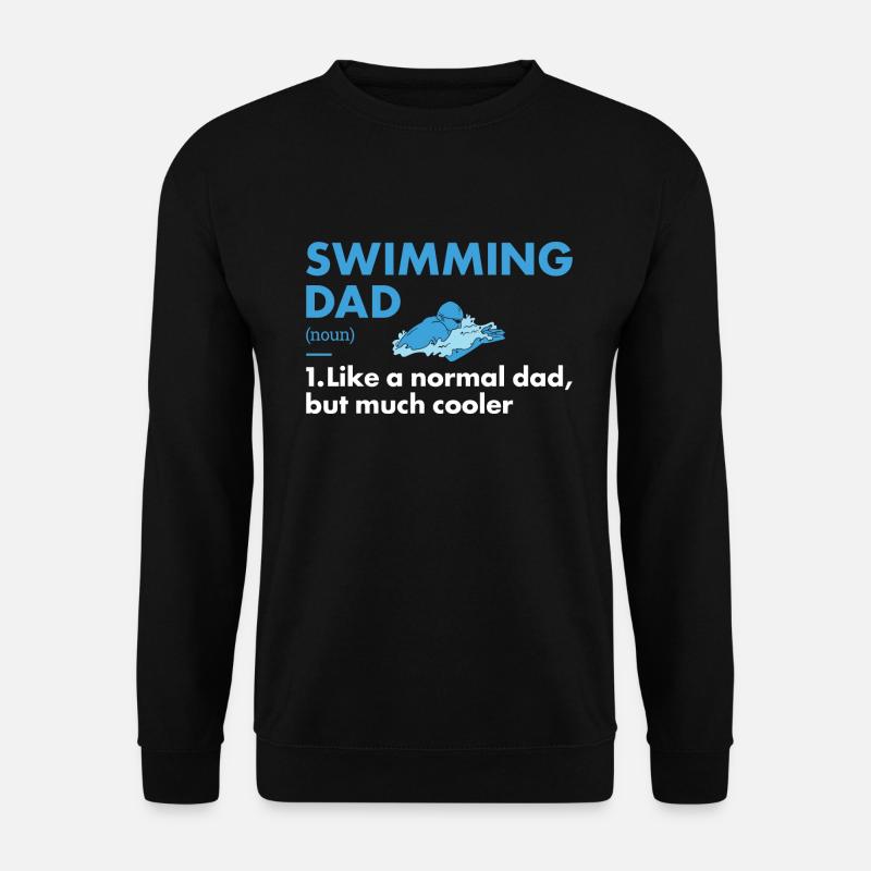 Sport Dad Swimming - Unisex Pullover - Schwarz
